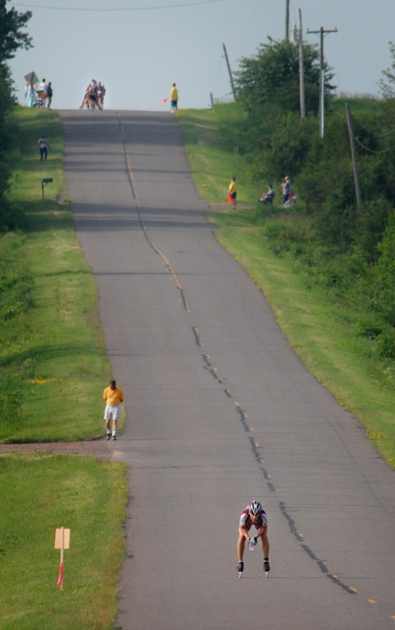 Mike Anderson leading at Big Granite